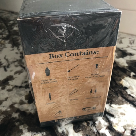 Mixology & Craft 9 Piece Bartender Kit with Stand NWT - Picture 5 of 8